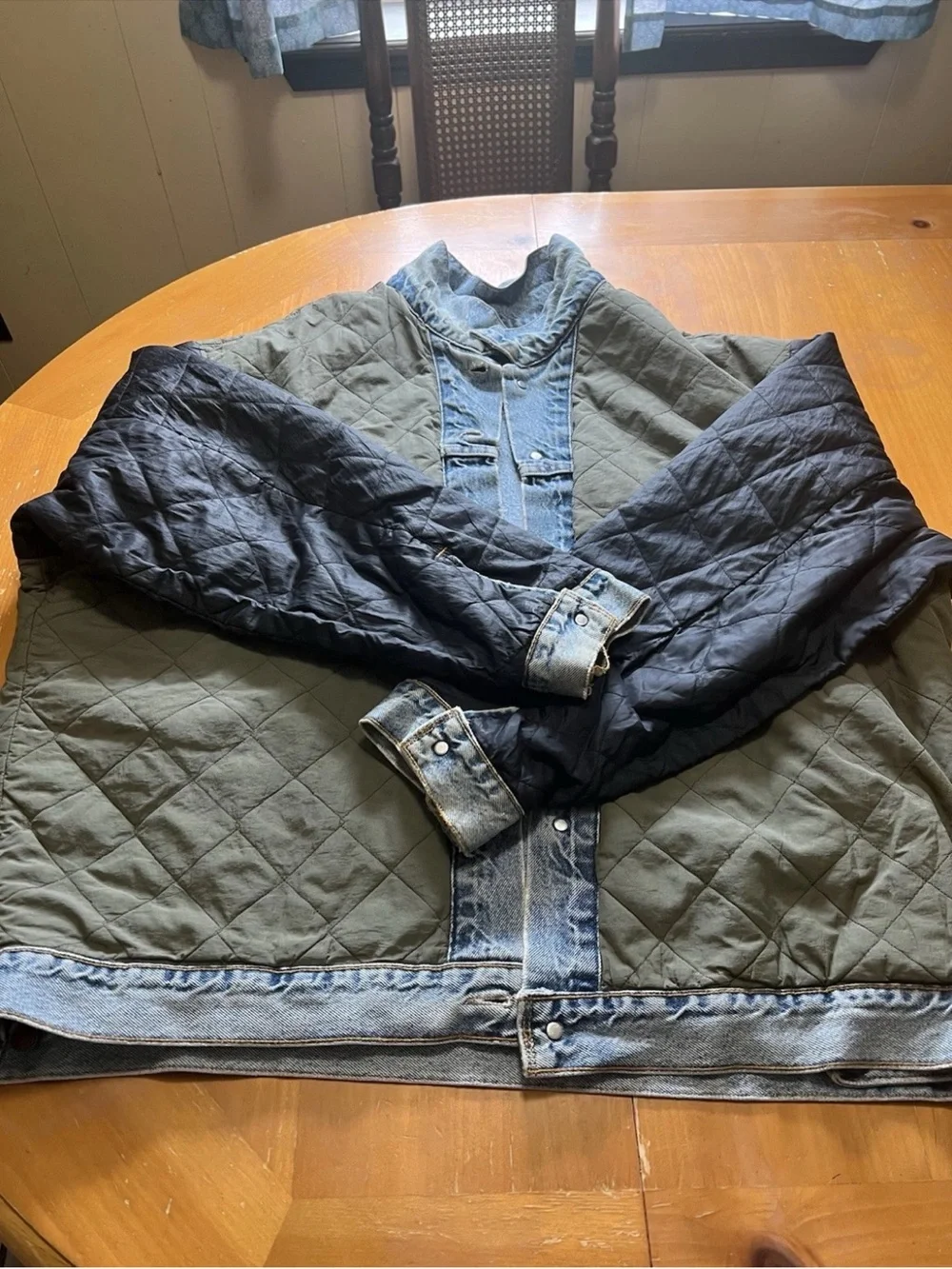 Vintage Levi’s 70613-0389 Denim Trucker Jacket XXL Quilt Lined Blanket Heavy USA